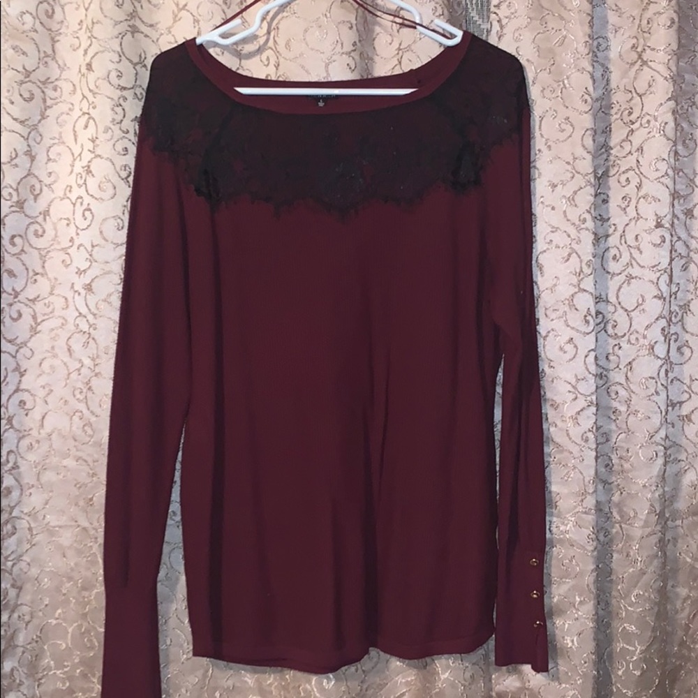 Maroon long sleeve